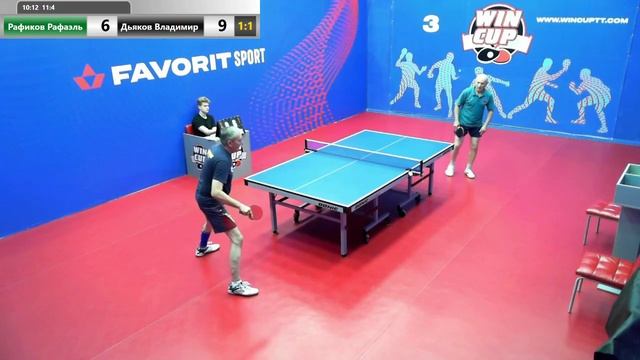 Рафиков Рафаэль 2-3 Дьяков Владимир Дневной турнир WIN CUP Зал 3 09.08.2019 Эфир прямой смотреть онлайн
