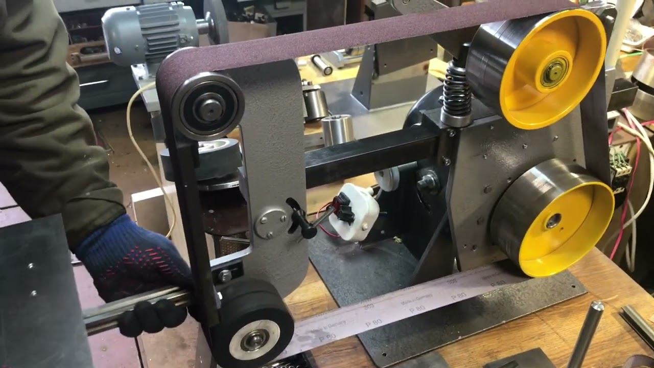 Гриндер для клиента. Советы по изготовлению натяжного ролика. смотреть онлайн