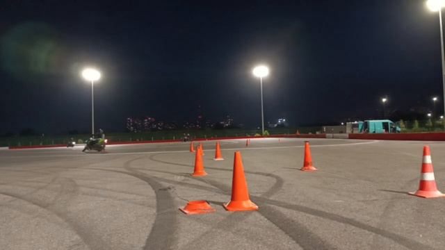 Gymkhana GP 2023  Elfimov Alexey  Kawasaki Ninja 400  stage 4  heat 1  00:56:23