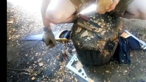 Резьба куксы из осины, три дня за 16 минут