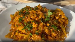 Тушеная КАПУСТА На Сковороде (Рецепт с Фаршем и Ароматными специями)