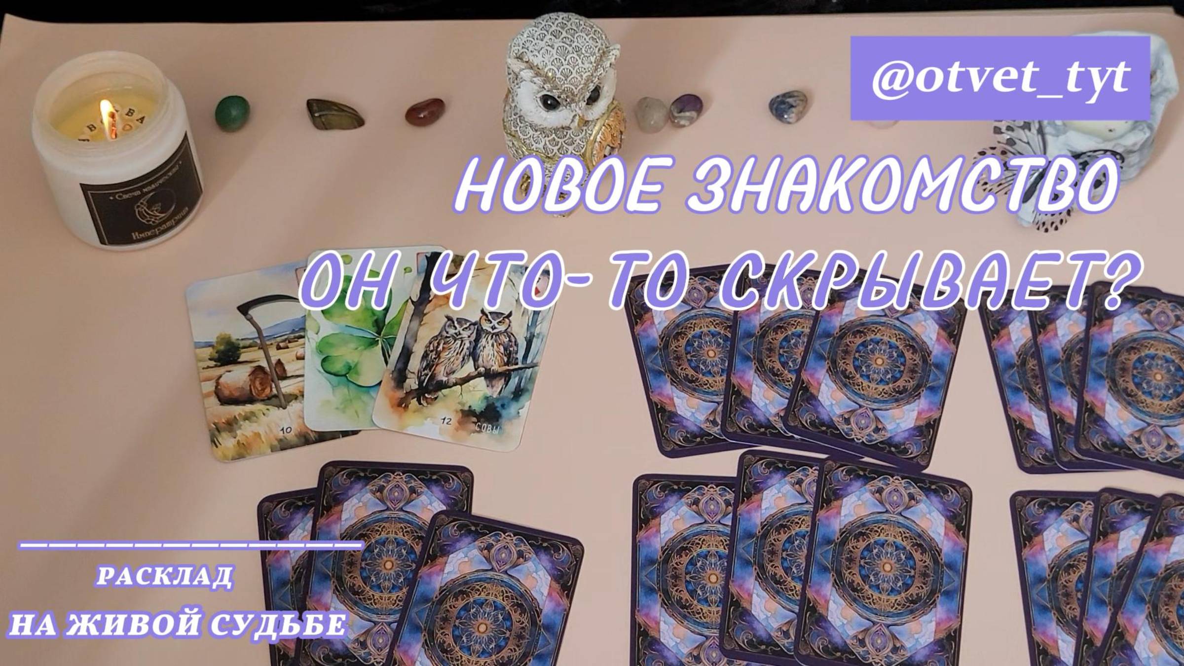 Расклад. Новое знакомство. Он что-то скрывает? #таро #tarot #таролог #ленорман #отношения