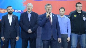 Вручение бюстов на  турнире в Кашире. Выступление АА Малого