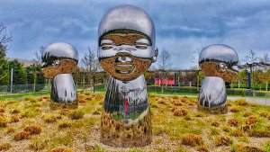 Парк Галицкого. "Внутренний ребенок", фонтаны и стадион "Краснодар". Апрель 2025 #паркгалицкого