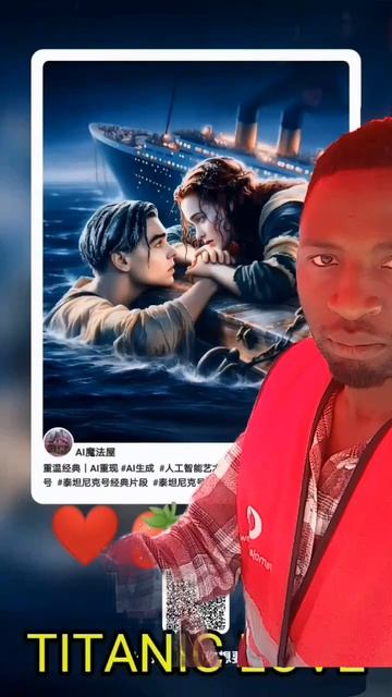 Always love is blind🍒#art #titanic #shorts #aiart смотреть онлайн