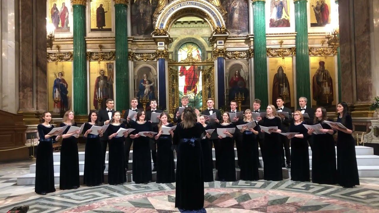 Хор Credo в Исаакиевском соборе смотреть онлайн