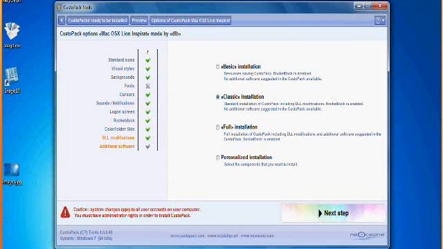 easy way to change windows 7 to mac os x