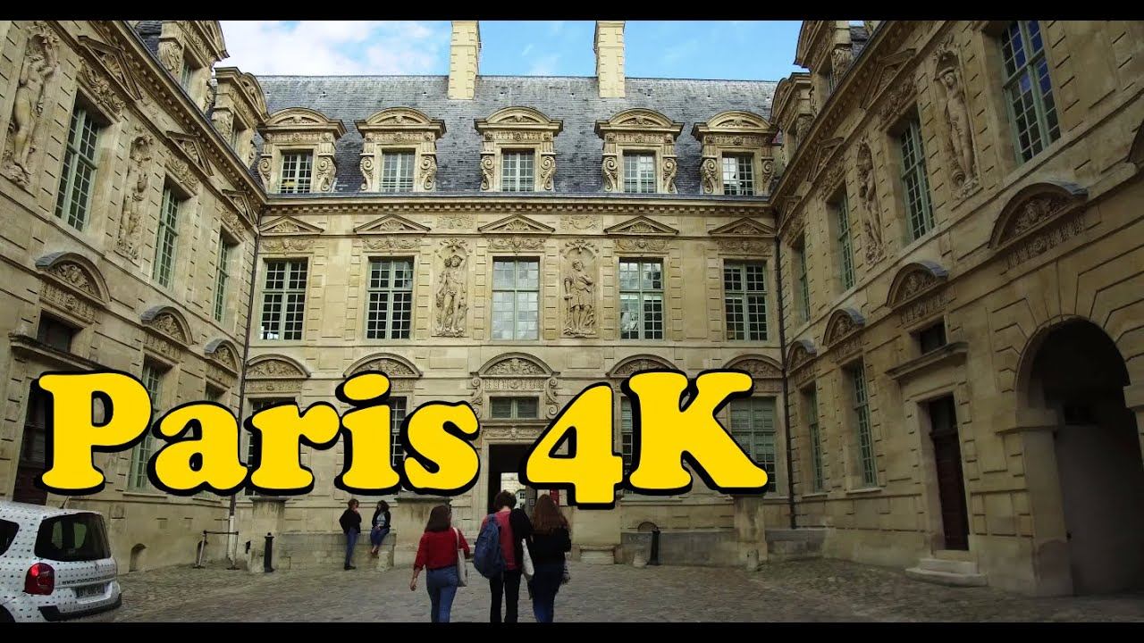 Walk around Paris France. [4K] Rivoli - Réaumur - Les Halles - Opéra - Louvre.