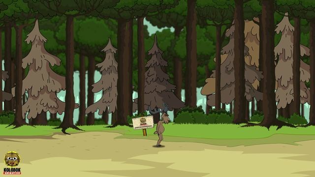 Анекдот про зверей. Как Лось Свина встретил. Мультанекдот