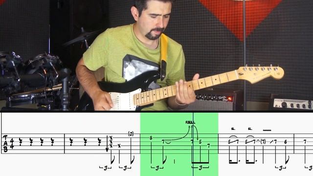 Heavy Blues Rock Riffs - Guitar Tabs   Backing Tracks - (Gil Ramos) - How to Play