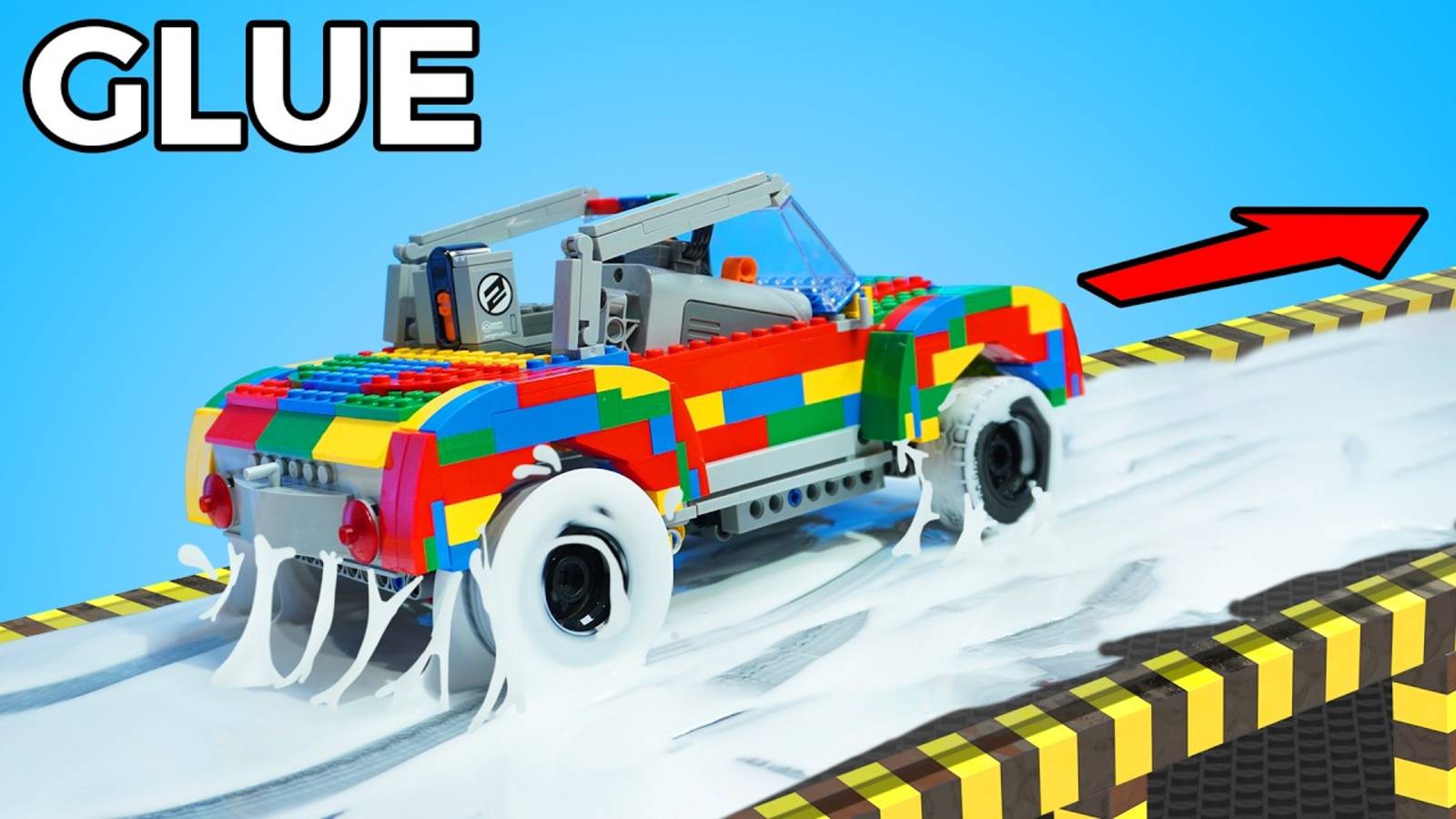 Brick Science: Тестируем LEGO Машины на Липких Дорогах...