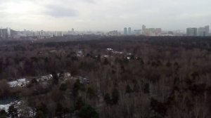 Вид с 19 этажа на парк Покровско-Стрешнево