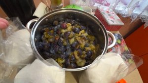 Влог: Первый раз это делаю / Целая кастрюля джема из слив