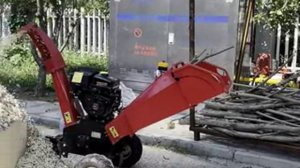 Щепорез бензиновый | DW-100 в работе PROFTEHNIKA-RU