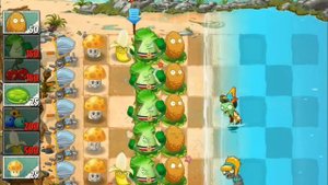 Plants vs Zombies 2 - Big Wave Beach - Day 28
