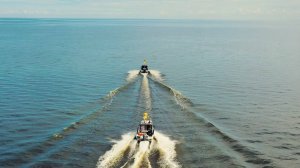 Валькирии на Рыбинском водохранилище #наземлеинаводе #красота