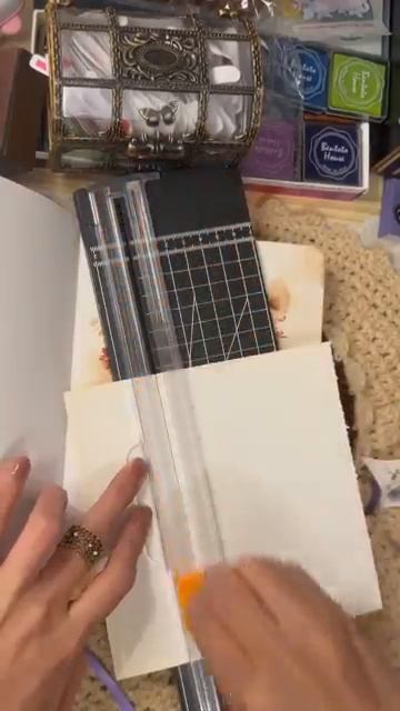 ASMR 🌿scrapbooking journaling relaxing sounds college