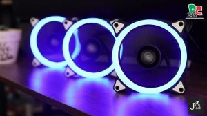 Demo Fan Aigo C3 - C5 - R3 - Rainbow RGB, Fan Ring Led, 15 Led