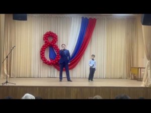 Поздравляем девушек в лицее 54 Омск