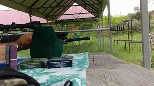 Sako 85  к.30-06 - отстрел с ДТК (замедленная съёмка) 2-я серия