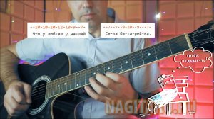 Жуки - Батарейка. На одной струне, разбор для начинающих гитаристов!
