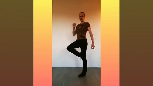 Человек, танцующий шаффл. ДК х.Островская Щель. смотреть онлайн