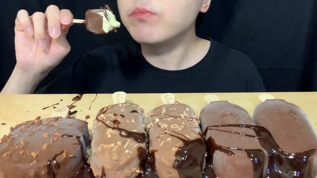 ASMR MUKBANG MAGNUM CHOCOLATE ICE CREAM NUTELLA DESSERT आइसक्रीम sorvete es krim アイスクリーム 초콜릿 아이스크림먹 смотреть онлайн
