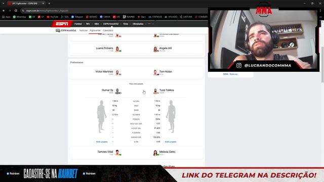 PALPITES UFC EDSON X MURPHY - Análise completa смотреть онлайн