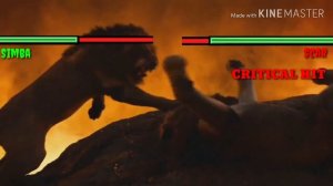 Simba Vs. Scar With Healthbars | The Lion King (2019)