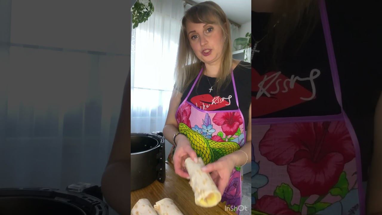 Вкуснейшие сосиски в лаваше#рецепт #аэрогриль