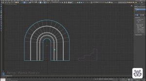 Создание и текстурирование арки в 3ds Max — уроки 3DHamster