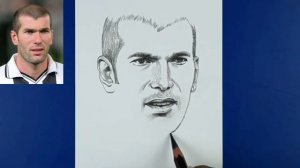 Easy Drawing | The Legend Zinedine Zidane when he was in Juventus F.C.