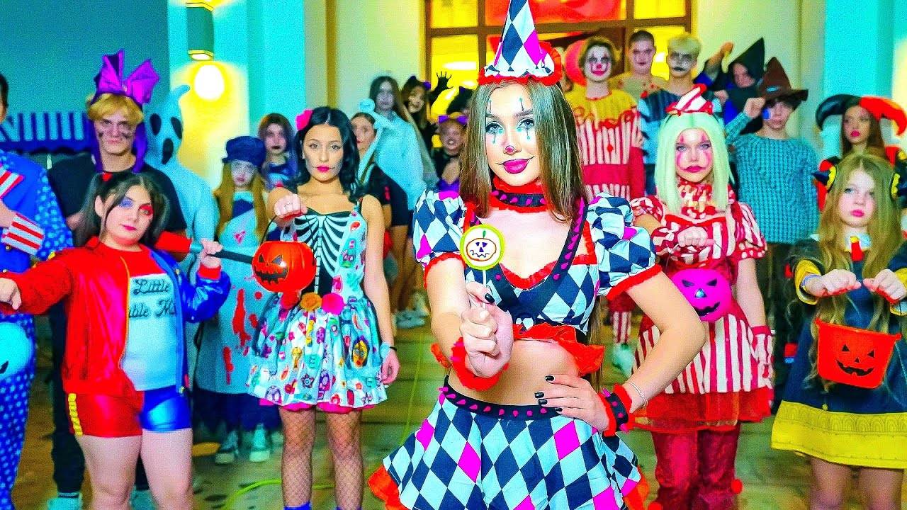 НЕДЕЛЯ ХЭЛОУИН - ДИАНА КЛОУН!! ПРИКЛЮЧЕНИЯ НАЧИНАЮТСЯ!! HALLOWEEN WEEK - CLOWN GIRL смотреть онлайн