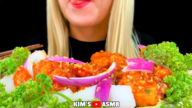 ASMR 🍤SPICY CHILI FRIED SHRIMP(SEAFOOD RELAXING EATING SOUNDS) NO TALKING MUKBANG
