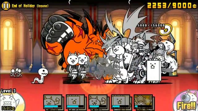 Battle Cats | End of Holiday (Insane) Vacation Queen Awakens! смотреть онлайн