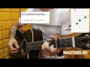 Ласковый Май - "РОЗОВЫЙ ВЕЧЕР". Легкие аккорды для гитары. Разбор. Самый простой вариант!