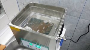 Первое включение УЗ ванны