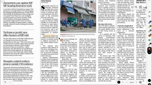 current affairs for upsc exam 2024 || the hindu news paper analysis | today news for upsc #IAS #IPS