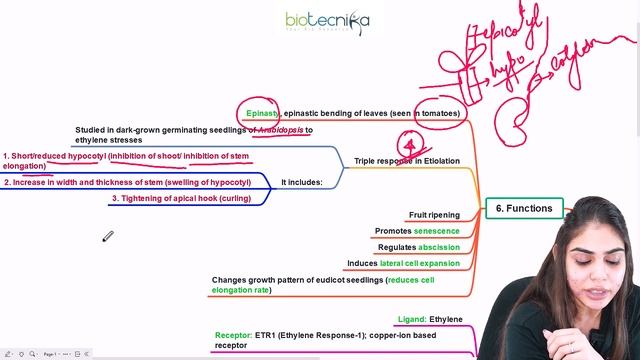 Ethylene Signaling Pathway, Biosynthesis & Functions | Phytohormone CSIR NET UNIT 6