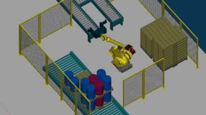 ПРОМЫШЛЕННЫЙ РОБОТ (перемещение пивных кег и паллет).