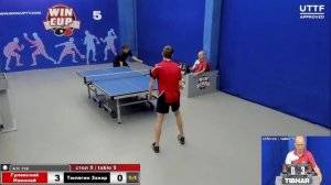 19:00 Гулевский Николай 2-3 Тюлягин Захар cтол 5 ЮГ-3 17.08.21