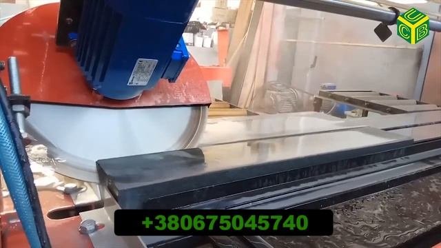 Автоматический станок для порезки камня осм 2200 || Процесс работы станка