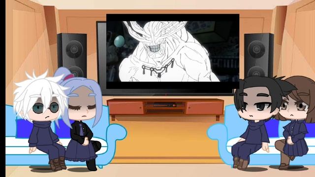 Past Jujutsu Kaisen react to Sukuna vs Mahoraga || Shibuya arc ||