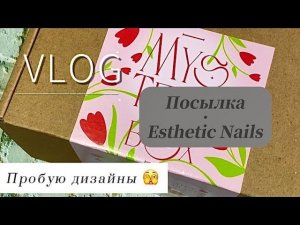 ВЛОГ/Распаковка и распаковка #EstheticNails
