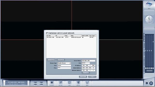 maXia - Add/Del IP cameras