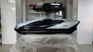 Автобокс Voyage X 440л 183см цвет Черный с серебристым Х