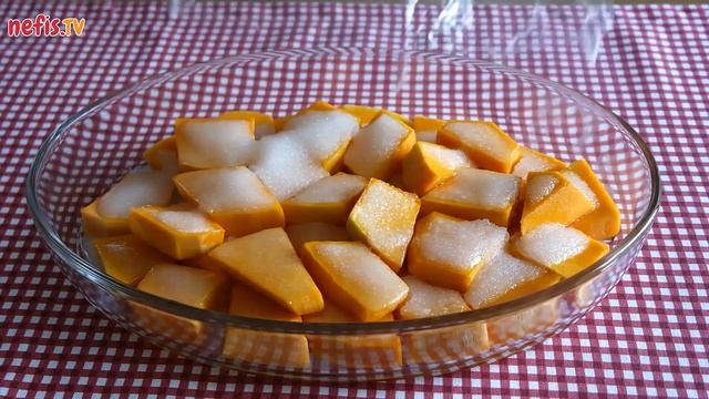 Turkish Roasted PUMPKIN DESSERT (with tahini) смотреть онлайн