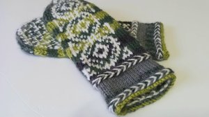 Латышская коса на ваших варежках