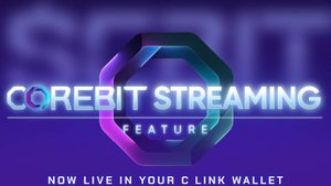 CROWD1 - кошелек C-link и Corebit Streaming в режиме реального времени.