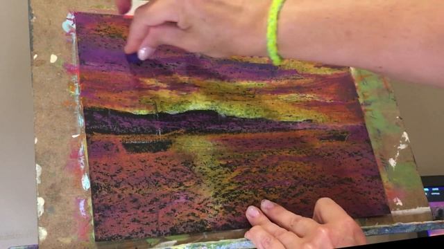 How to Draw seascape Oil Pastels for Beginners. Морской пейзаж. Масляная пастель для начинающих смотреть онлайн